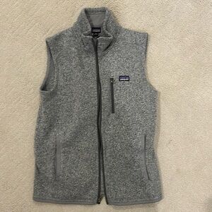 Patagonia kids size 14 vest gray with charcoal trim